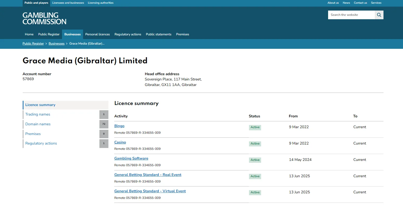 Royal Valley Casino Licence UK: UKGC Status and Operator Details